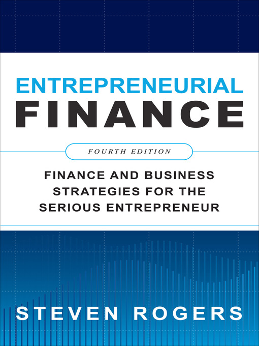 Title details for Entrepreneurial Finance by Steven Rogers - Available